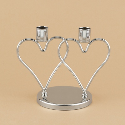 Heart-Shaped Candle Holders