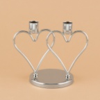 Heart-Shaped Candle Holders