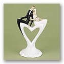 Modern Couple Cake Top