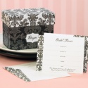 Damask Bridal Shower Recipe Box Set