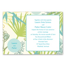 Planted in Paradise - Invitation