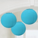 Caribbean Blue Paper Lanterns