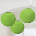 Kiwi Green Paper Lanterns