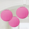 Pink Paper Lanterns