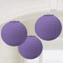 Purple Paper Lanterns