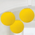 Yellow Paper Lanterns
