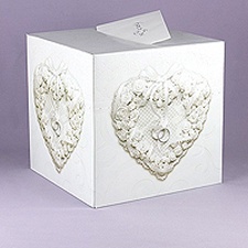 Floral Heart Card Box