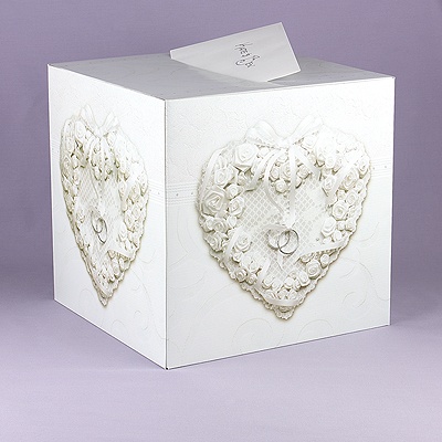 Floral Heart Card Box