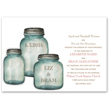 Canning Jars - Invitation