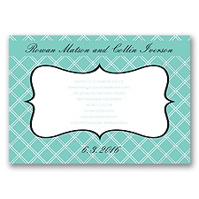 Flowers and Lattice - Invitation