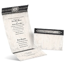 Celtic Love - Black - Seal and Send Invitation