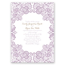Fanciful Filigree - Invitation