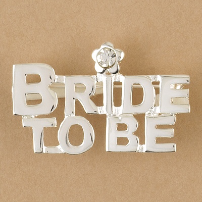 Bride to Be Role Pin