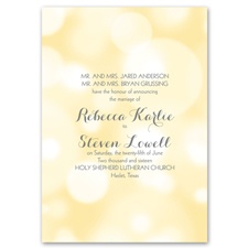 Pretty Bubbles - Butter - Invitation