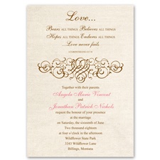 Rustic Love - Invitation