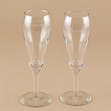 Tulip Shaped Flutes - Personalized