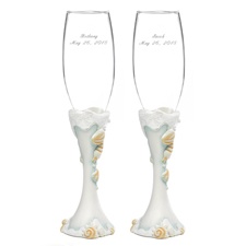 Beach Beauties - Toasting Flutes