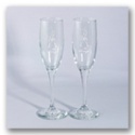 Champagne Bubbles Flutes - personalized