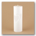 Double Heart Design Candle