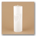 Double Heart Design Candle