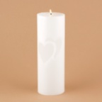 Double Heart Design Candle