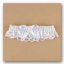 Light Blue Satin Garter