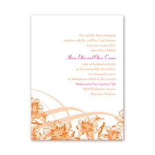 Flowers and Flourishes - Invitation