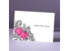Hearts and Flourishes - Lipstick - Note Card and Envelope