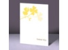 Floral Shadow - Canary - Thank You Card and Envelope
