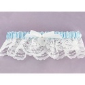 Heart Charm and Lace Garter