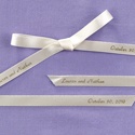 Personalized Ecru Ribbon