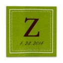 Dotted Border - Kiwi - Favor Labels