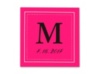 Dotted Border - Ebony - Favor Labels
