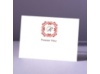 Initial Love - Scarlet - Thank You Card and Envelope