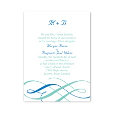 Swirls of Color - Invitation
