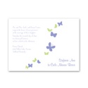 Butterflies in Flight - Hydrangea - Invitation