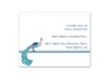 Posh Peacock - Reception Card