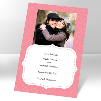 Crest Photo Save the Date - Petal