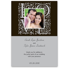 Ebony Love - Photo Invitation