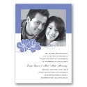 Pair of Flowers Photo Invitation - Hydrangea