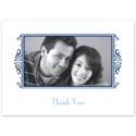 Eclipse Flourish Frame - Photo Thank You Card and Envelope