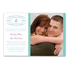 Swirl Frame - Photo Invitation