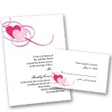 Close at Heart - Lipstick - Invitation with Free Respond Card