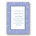 Filigree Frame - Hydrangea - Invitation with Free Respond Card