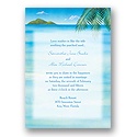 Ocean View - Invitation with Free Respond Card
