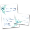 Feather Fancy - Invitation with Free Respond Card