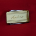 Personalized Gold-Tone Money Clip