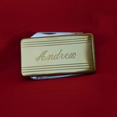 Personalized Gold-Tone Money Clip