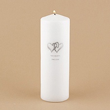 Two Hearts Unity Candle