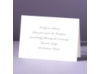 All In White - Reception Card